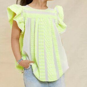 Devotion for Anthropologie Petra Embroidered Kids Top Size 6-8 Years (Small)